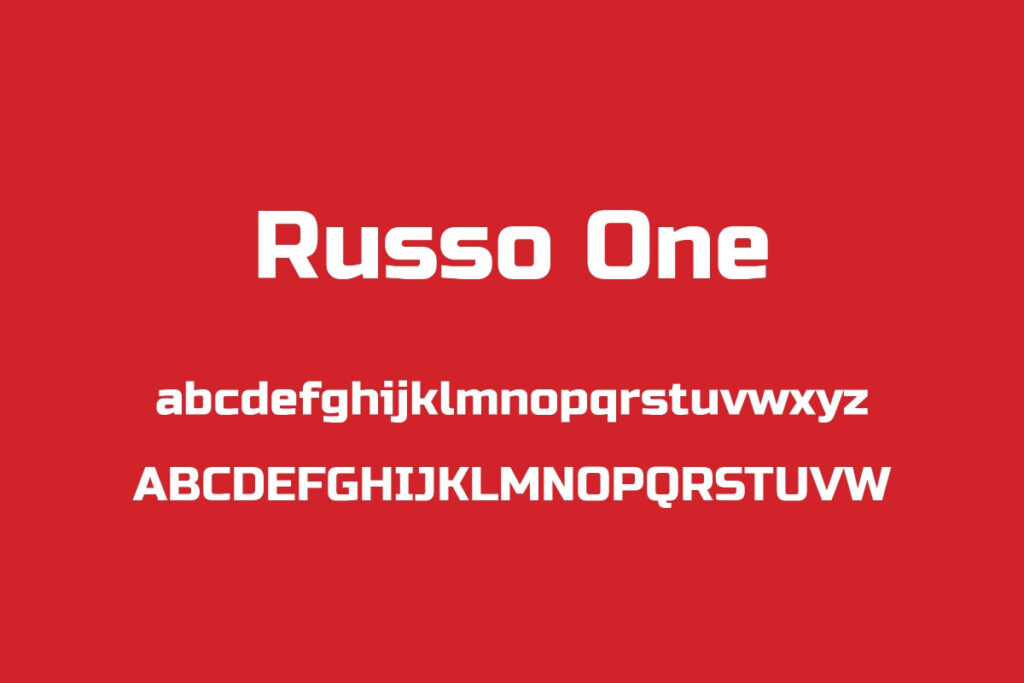 Russo One Font