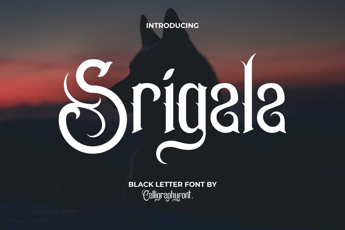 Srigala Font